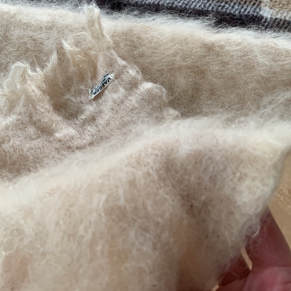 JAEGER MOHAIR Scarf Wrap Shawl Made in Great Britain - Picture 10 of 15